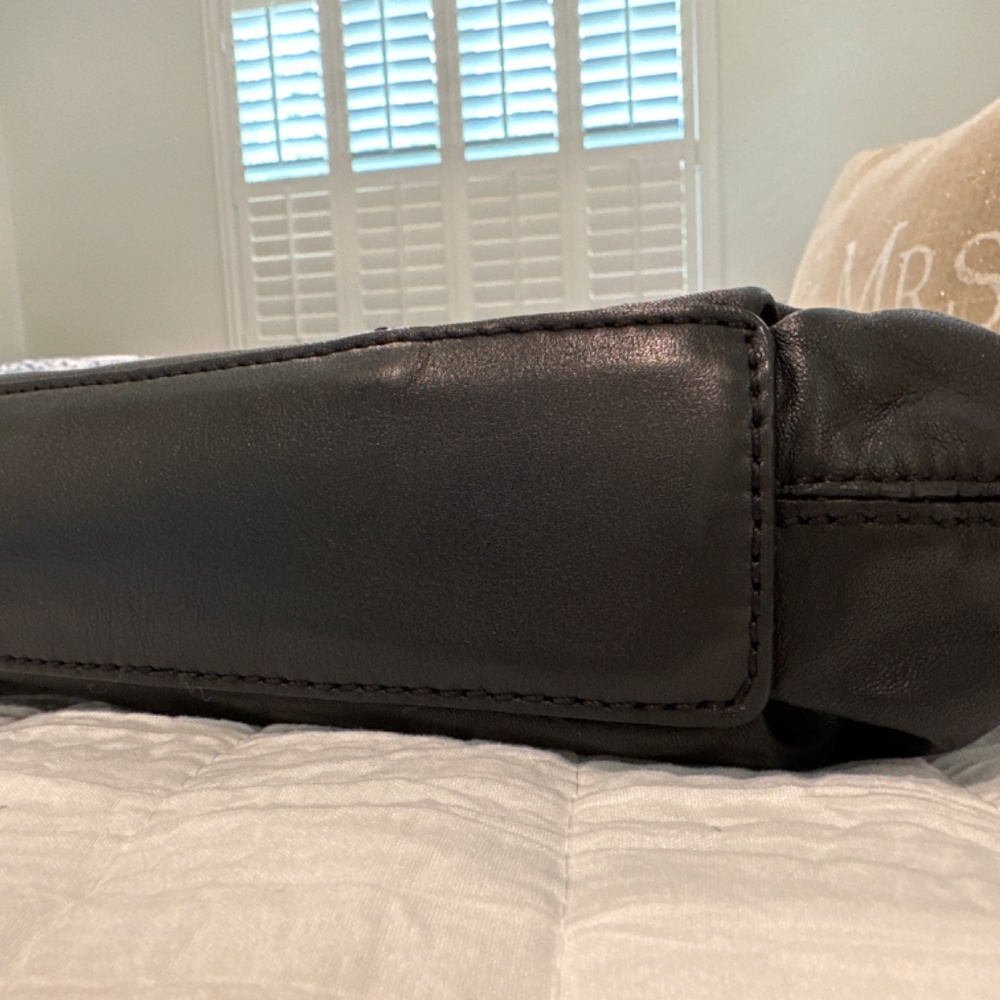 Kate Spade black leather shoulder bag - Picture 5 of 6